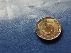 LENGYELORSZÁG 5 ZLOTY 2020 SAS! BIMETÁL! RITKA! UNC!