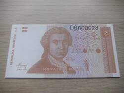 1 Dinár 1991 Horvátország