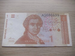 1 Dinár 1991 Horvátország