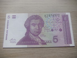 5 Dinár 1991 Horvátország