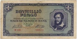 Egymillió 1000000 pengő 1945 1.