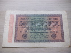 20.000 Márka  1923   Németország