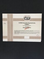 ÁSZSZ Informatikai Rt. Részvény 1993. MINTA