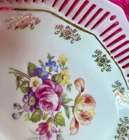 PM Martinroda Porcelán Manufaktúra aranyozott ékszertartó tálka