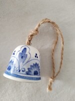 tiny, ceramic bell - folk-style