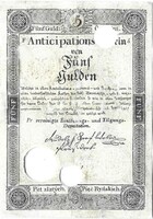 5 gulden / forint 1813 osztrák magyar Lyukasztással érvénytelenített Restaurált Nagyon ritka