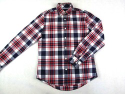 EREDETI TOMMY HILFIGER (XS / S) ELEGÁNS KOCKÁS HOSSZÚ UJJÚ FÉRFI ING