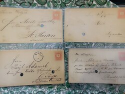 Első világháborús boríték használt ìrott. Papírrègisèg, dekoráció a múlt egy darabja.