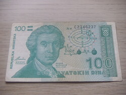 100 Dinár 1991 Horvátország