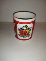 FOX KIDS CUP porcelán FOCIS bögre - 9,5 cm magas (20/d)
