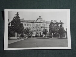 Képeslap,Kaposvár,Táncsics Gimnázium látkép,részlet,1950-