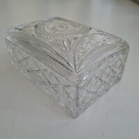 Vastag falú kristály bonbonniere