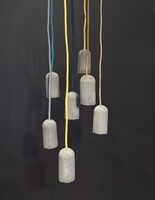 Design beton függesztett lámpa szett 7 darab NUD