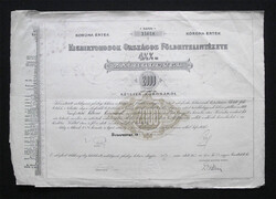 Kisbirtokosok Országos Földhitelintézete 4,5% záloglevél 2000 korona 1921