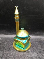 ZSOLNAY EOZIN MINARET szobor, régi, 13 cm-es. 3436b