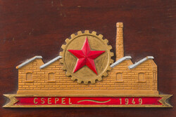 Csepel festett fadoboz