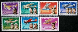 S3256-62 / 1978 75 éves a motoros repülés bélyegsor postatiszta