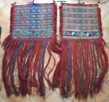 2 db kézi csomózású, kilim faliszőnyeg