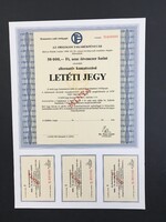 OTP alternatív kamatozású Letéti Jegy Minta