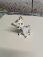 Aquincumi Porcelán Bólogatós Cica A144