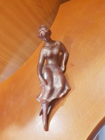 Zsolnay eozin extrém ritka T.J. figura