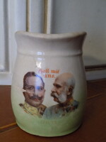 FERENC JÓZSEF ÉS VILMOS GOTT MIT UNS PATRIÓTA KIS KIÖNTŐ !