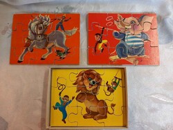 Retro, 3 fajta fa puzzle