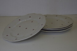 Zsolnay porcelán lapos tányérok F77
