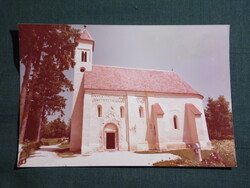 Képeslap,Forte fotó,Őriszentpéter,Középkori templom látkép,részlet, 1970-