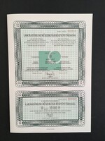 Laboratóriumi Műszergyár Rt. Részvény 1991.