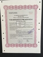 OTP Takarékpénztári Kötvény 1987.