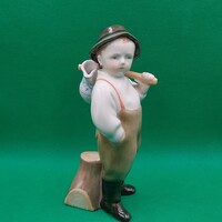 Sinkó András Zsolnay Vízhordó fiú figura