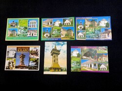 5 db postatiszta képeslap: Szilvásvárad