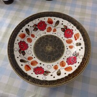 31 cm átmérőjű majolika tál/falitál, Schramberg  SMF