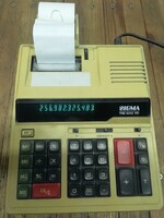 Retro szalagos számológép SIGMA TRS 6012 PD
