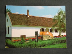 Képeslap,Orfű,Pécsi tó,idegenforgalmi hivatal,rendőrség látkép,részlet, 1977-