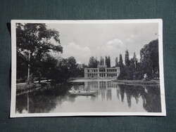 Képeslap,Románia,Kolozsvár,Rákóczi kert,tó látkép,részlet,Monostory Bp. kiadás,1940-