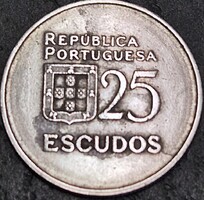 Portugália 25 Escudo, 1980.