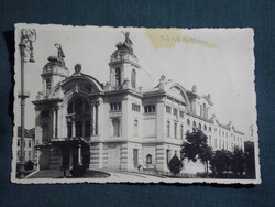 Képeslap,Románia,Kolozsvár,visszatért bélyegzés,Nemzeti színház,Sora S. A. R. kiadás,1940-