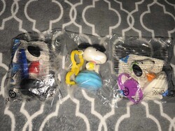 3 db új, Snoopy McDonald's figura