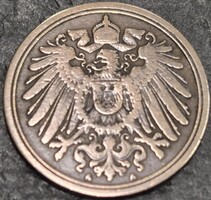 Németország,  ﻿1 pfennig, 1892. A
