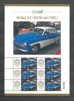 30/1   Személyes bélyeg Magyarország  Wartburg 312 1000 De Luxe / 1963 /
