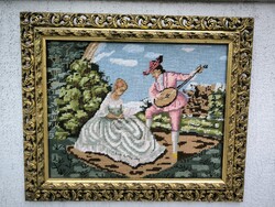 Antik gyönyörű keret képkeret aranyozott àttört. florentin jellegű stílusú !