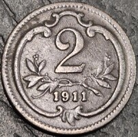 Ausztria 2 Heller, 1911.