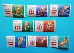 (B) 1963. Téli Olimpia II. sor** - Innsbruck - (Kat.: 500.-)
