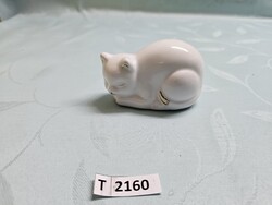 T2160 Ukrán porcelán cica