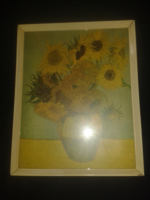 Vincent Van Gogh Napraforgó csendélet  nyomat ( 52 x 42 )