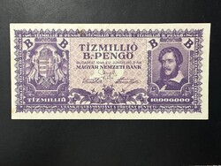 Tízmillió B.-pengő 1946.  EGYSZER HAJTOTT!!  RITKA!!!