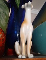 Hollóházi porcelán kutya
