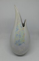 Hollóházi porcelán art deco lüszteres váza!